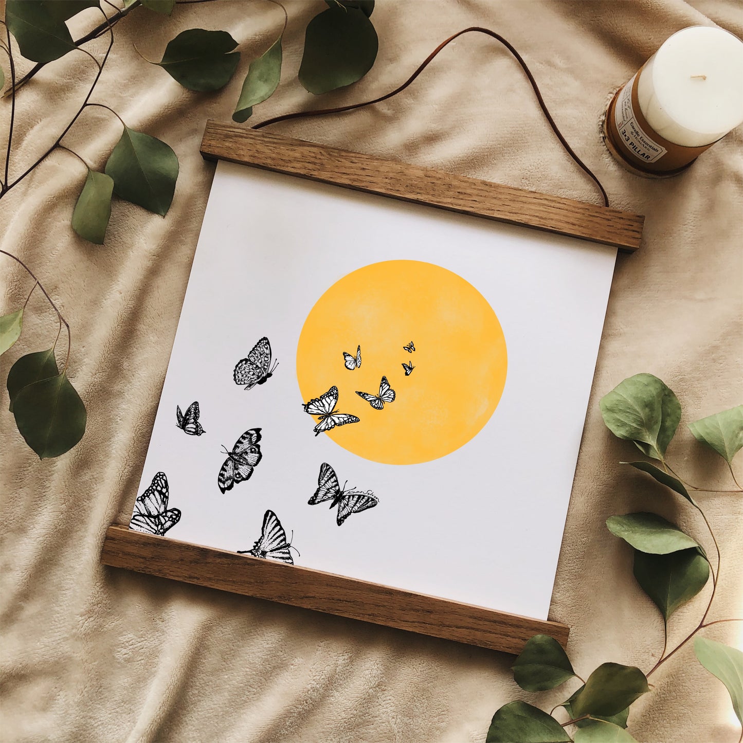 Butterfly Dawn Art Print