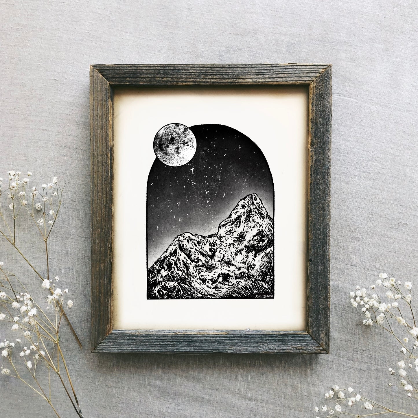 Window to the Moon Art Print