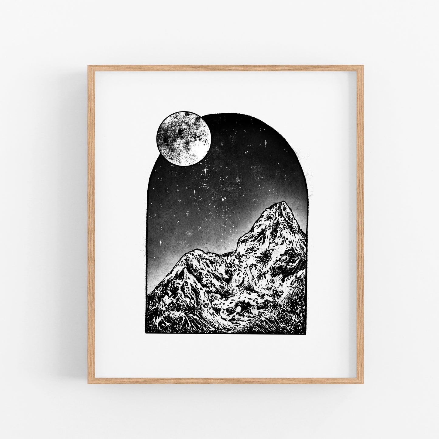 Window to the Moon Art Print