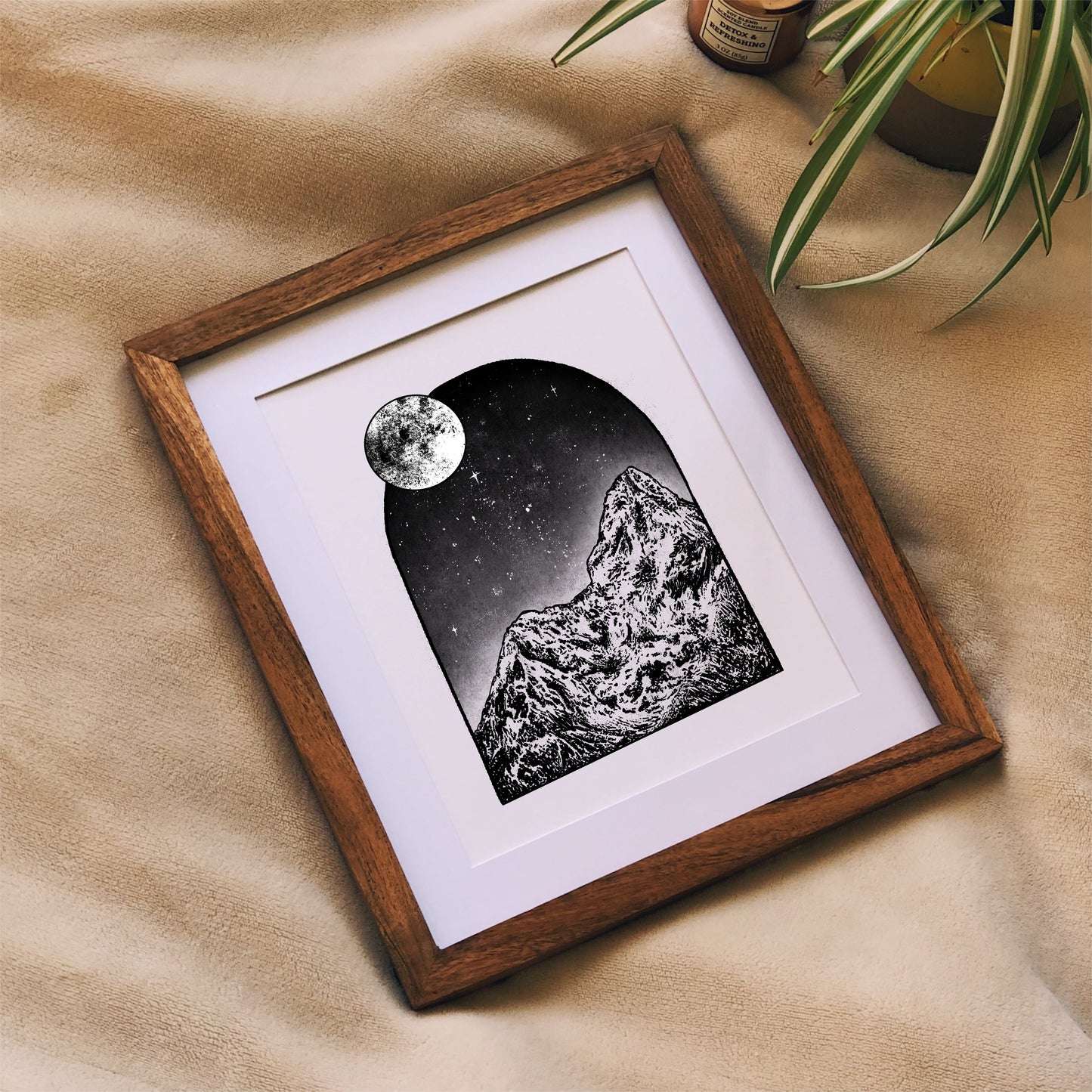 Window to the Moon Art Print