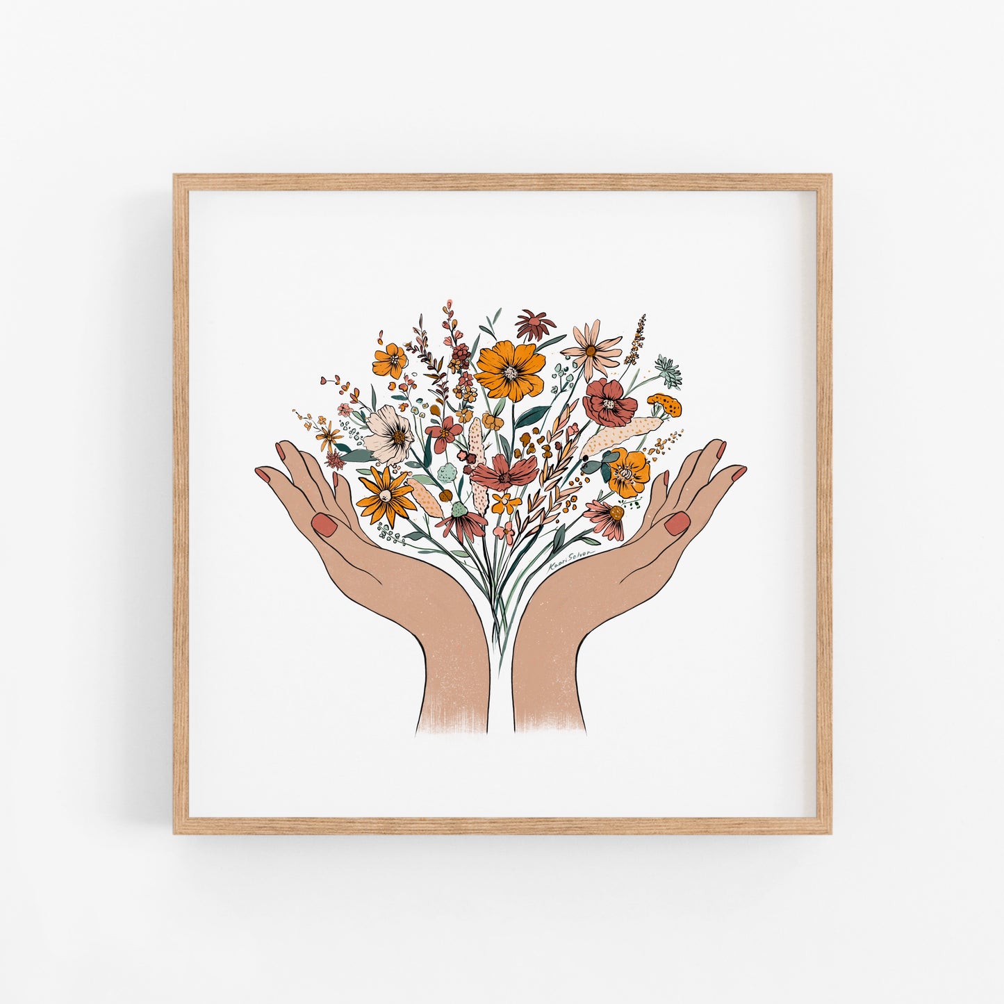 Beckoning Bloom Art Print