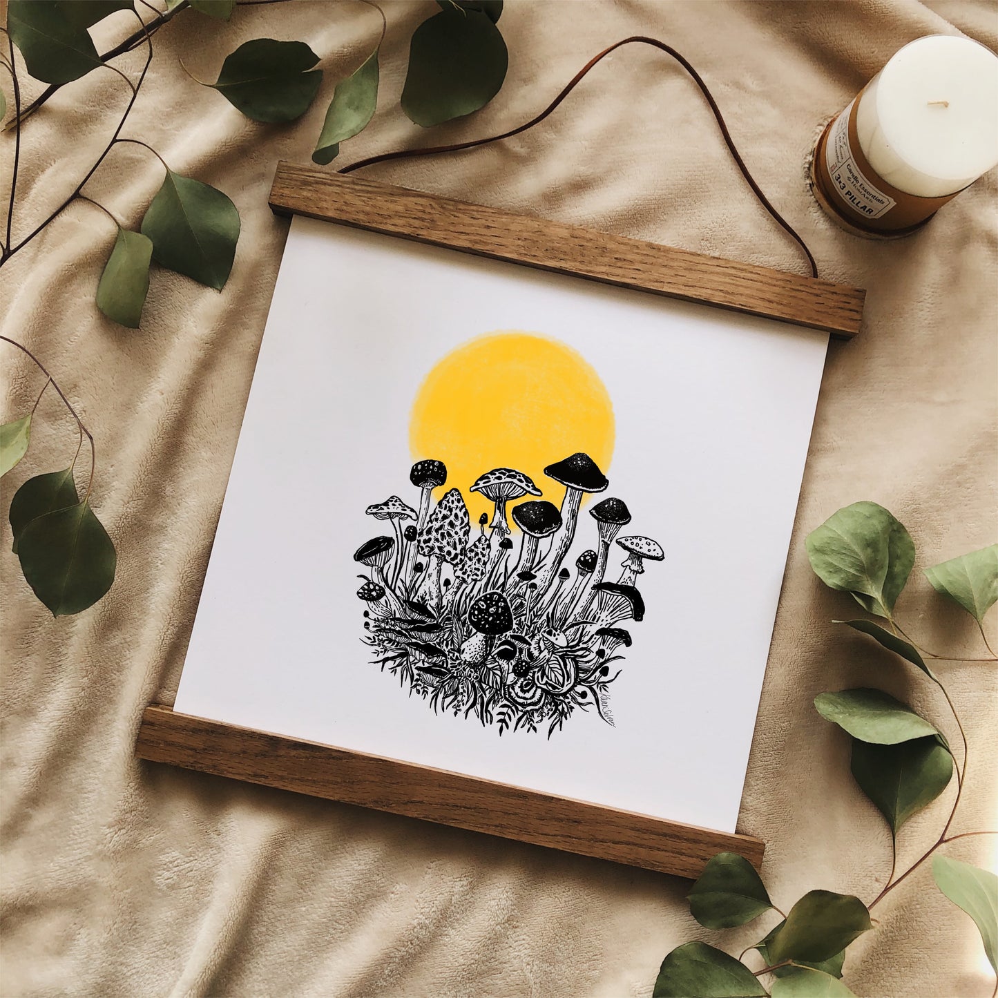 Mushroom Dawn Art Print