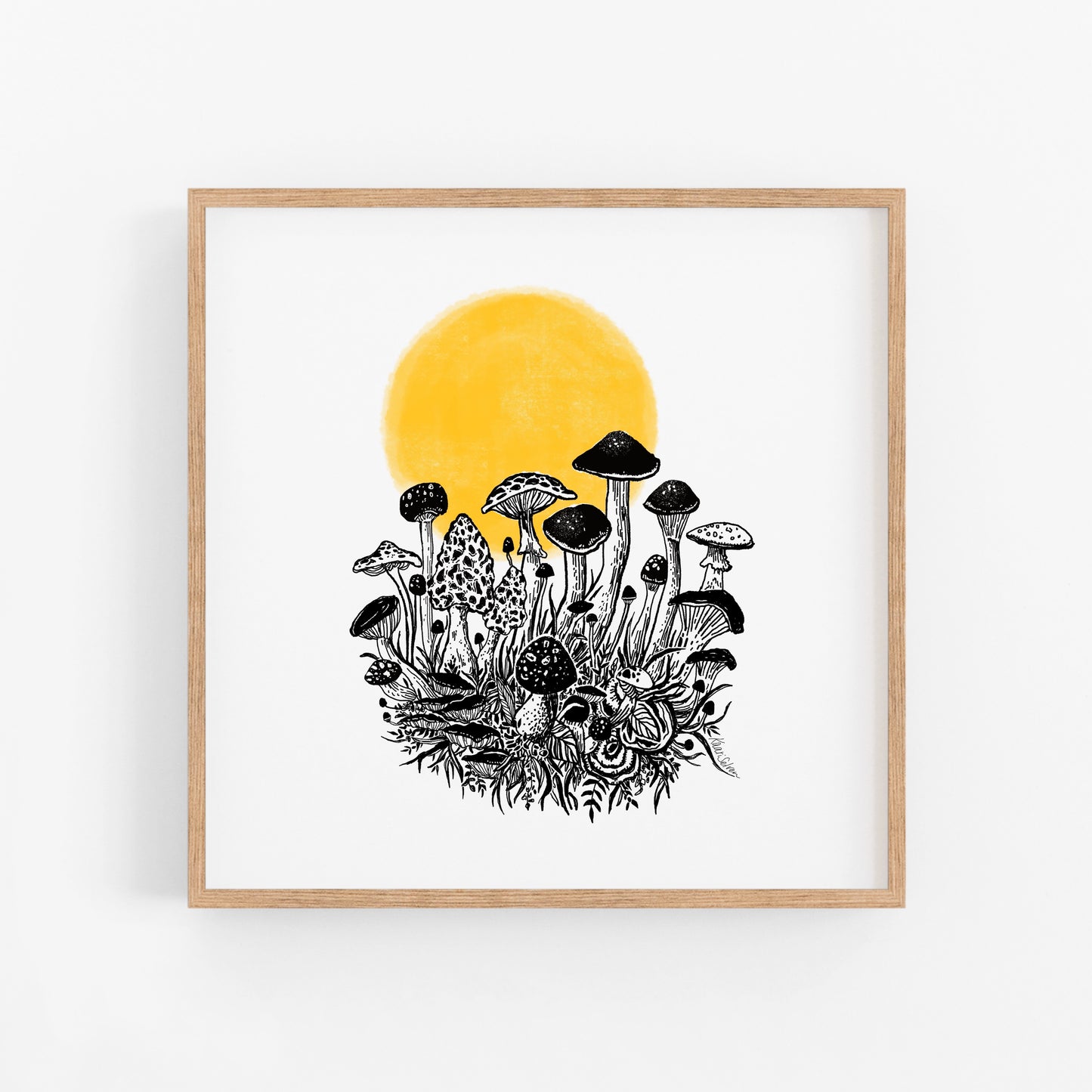 Mushroom Dawn Art Print