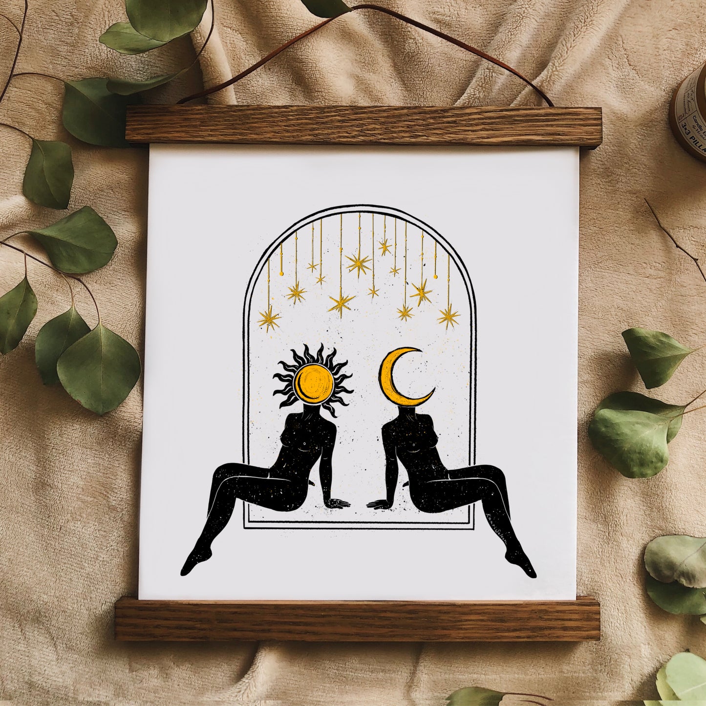 Sun to my Moon Art Print