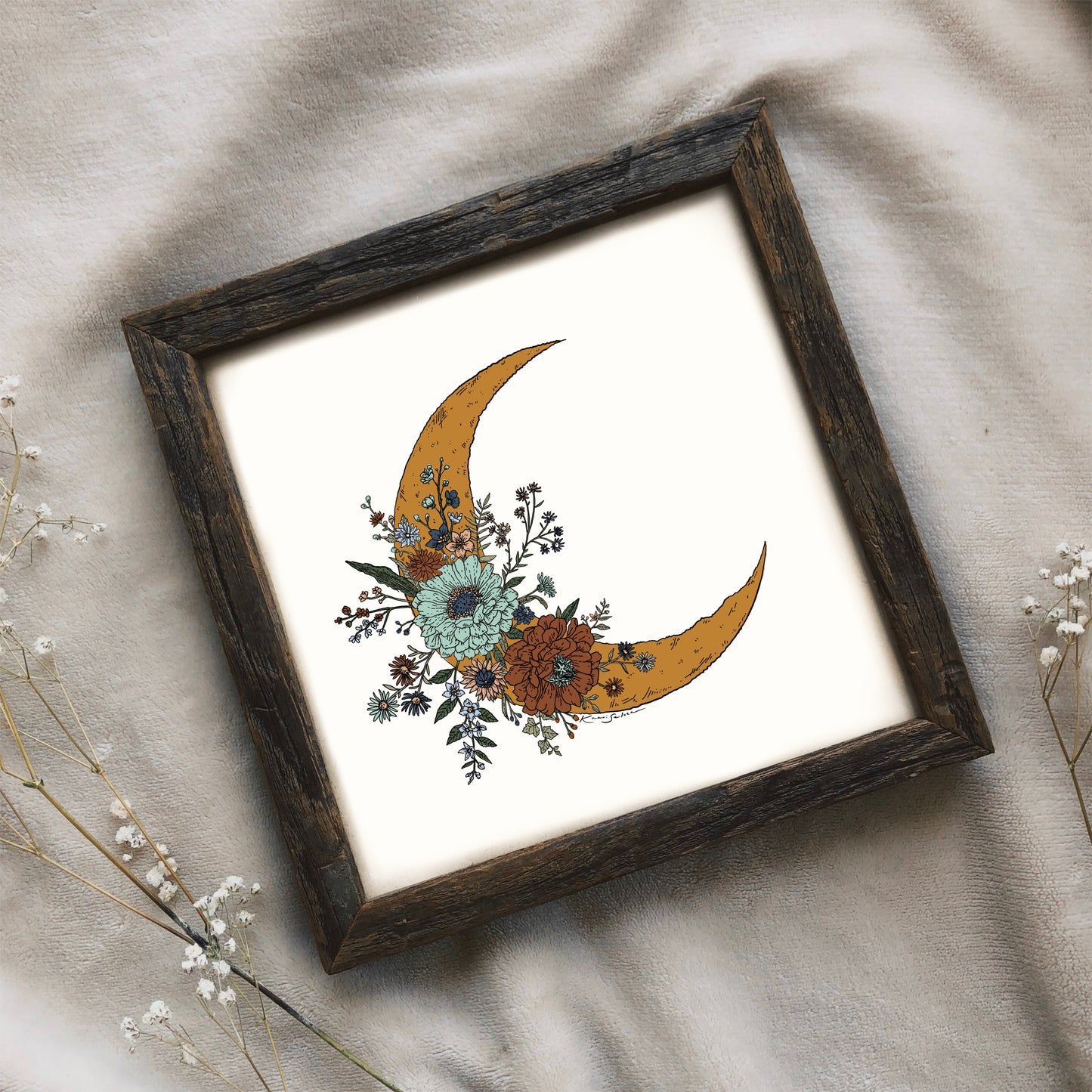 Lunar Bloom Art Print
