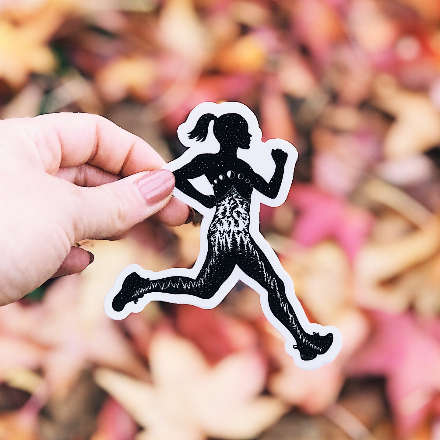 Mountain Runner Vinyl Sticker