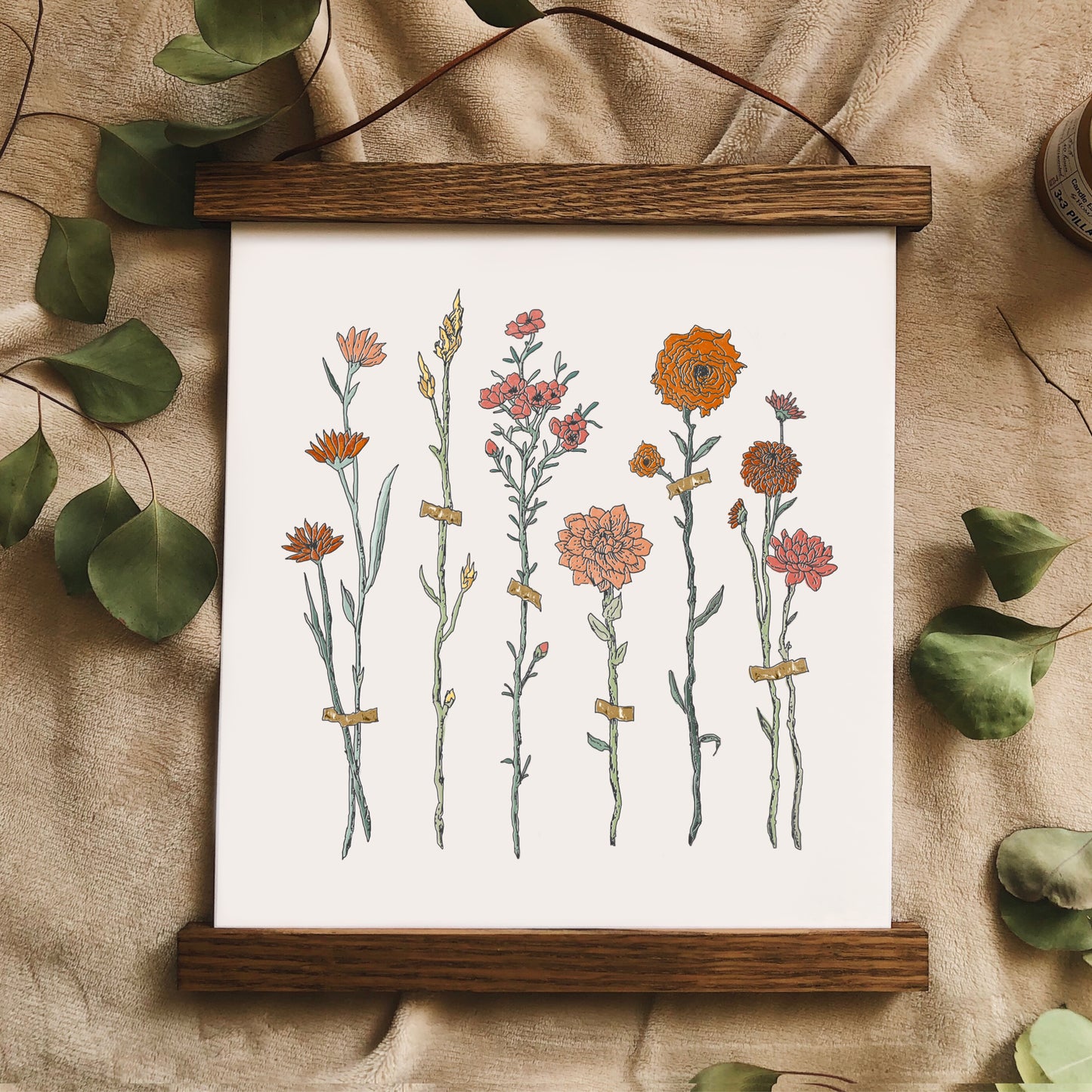 Flower Cuttings Art Print