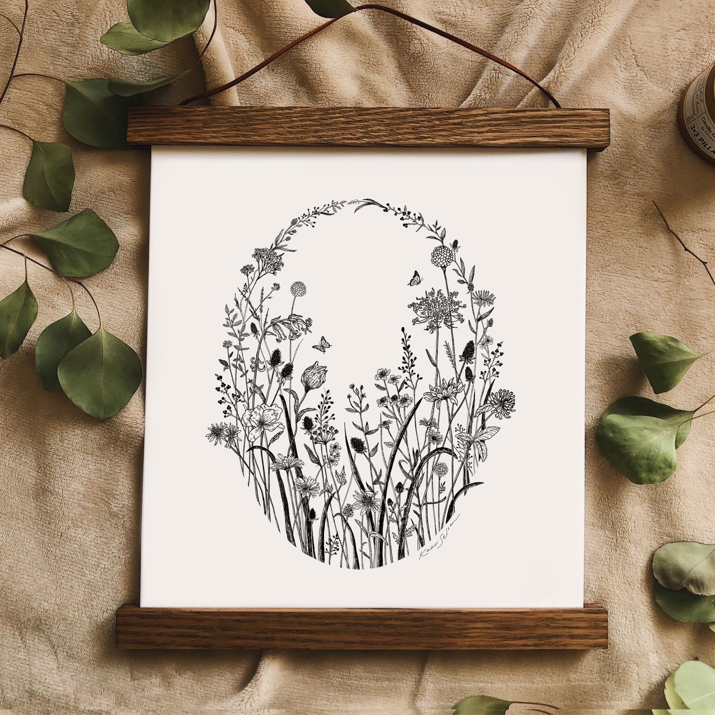 Flower Ring Art Print