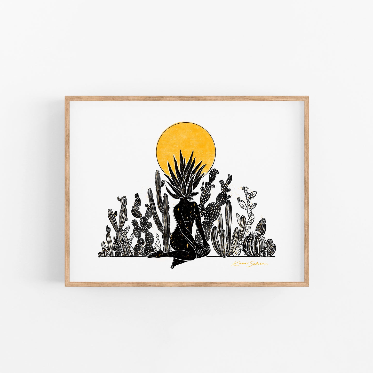 Her Desert Sun Art Print