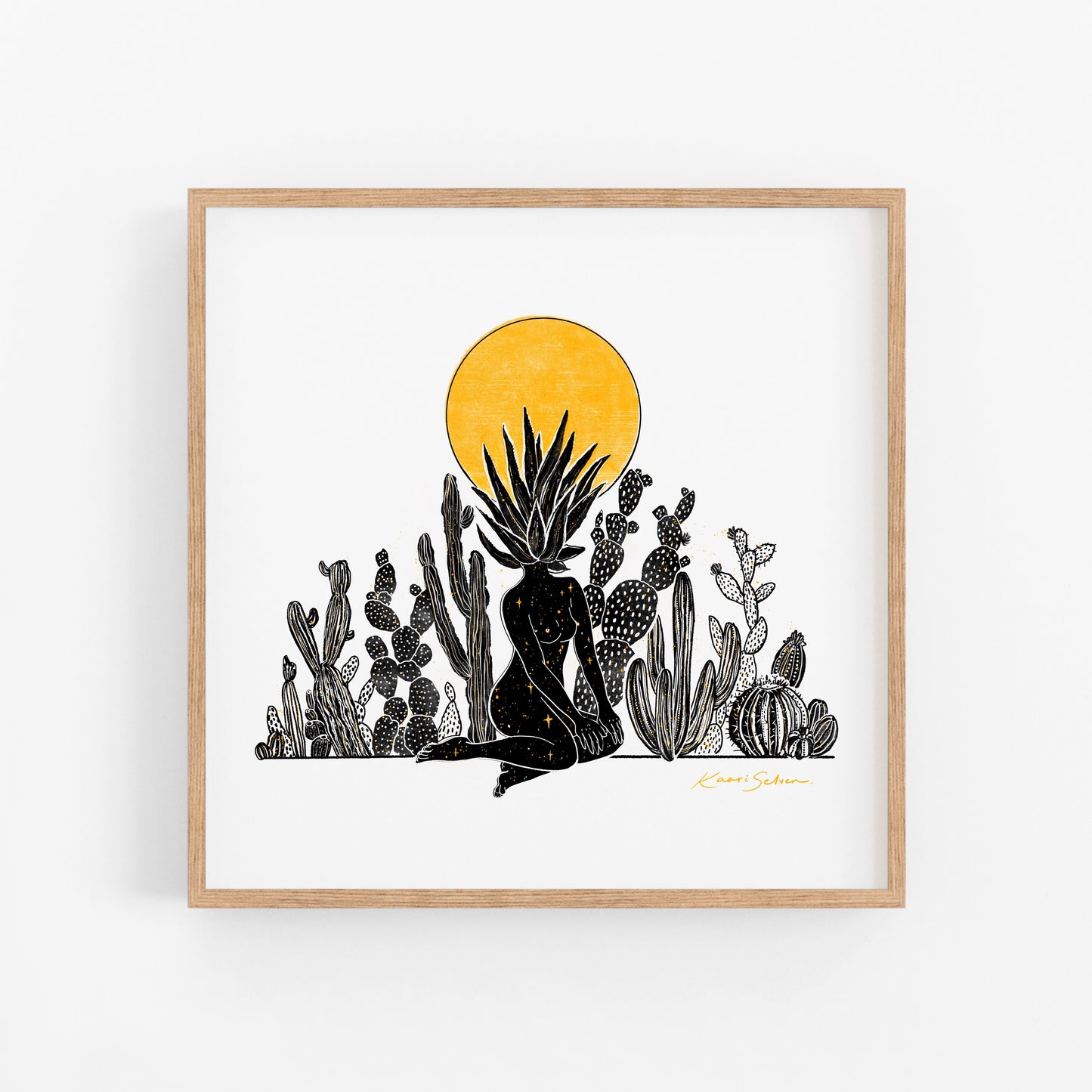 Her Desert Sun Art Print