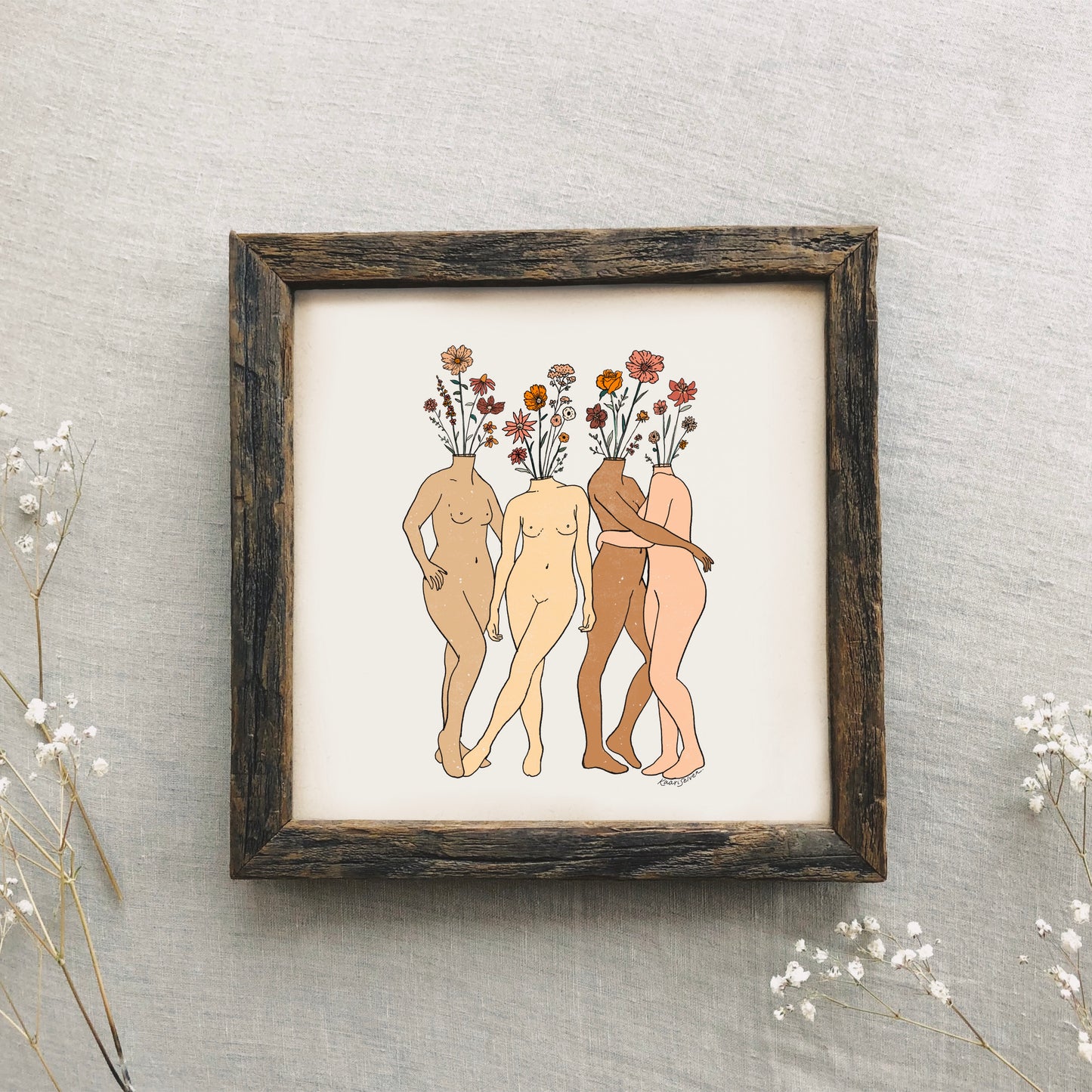 Grow Together Art Print