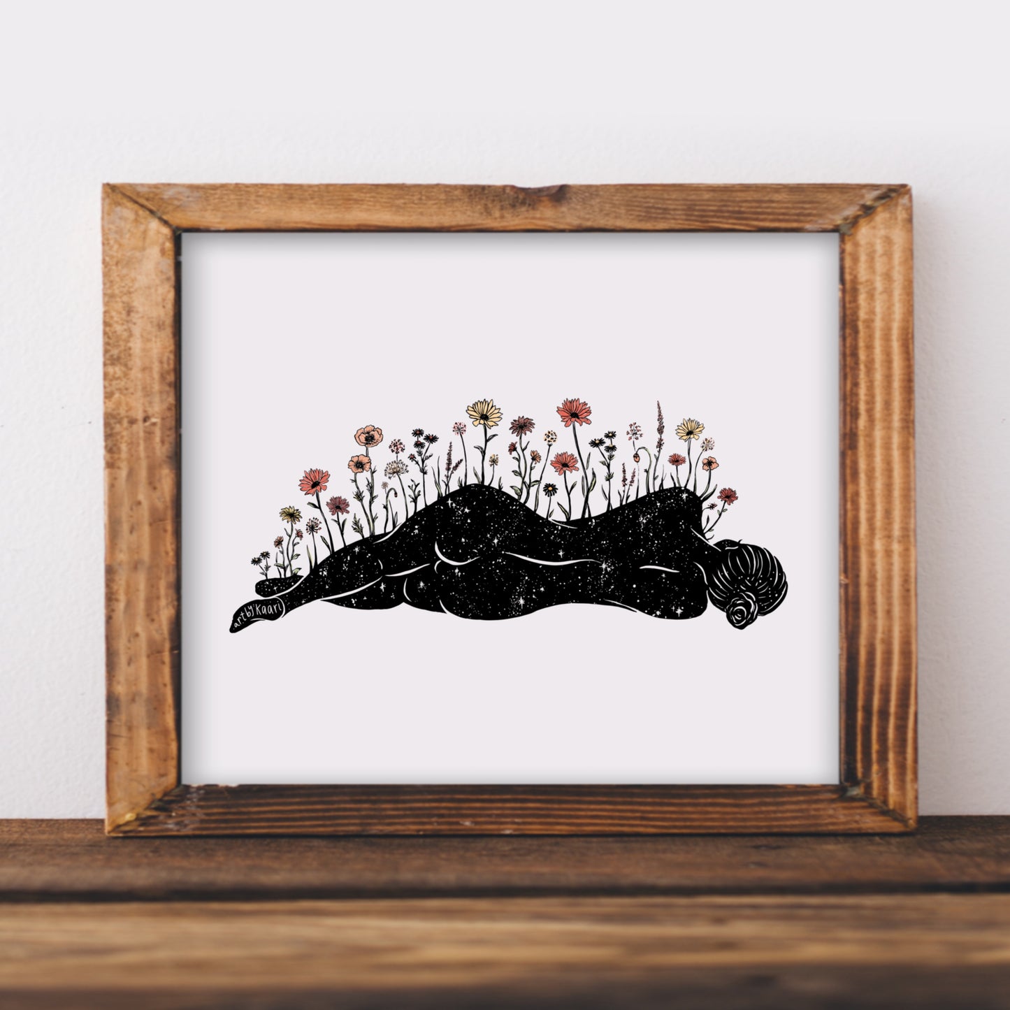 She Grows Art Print