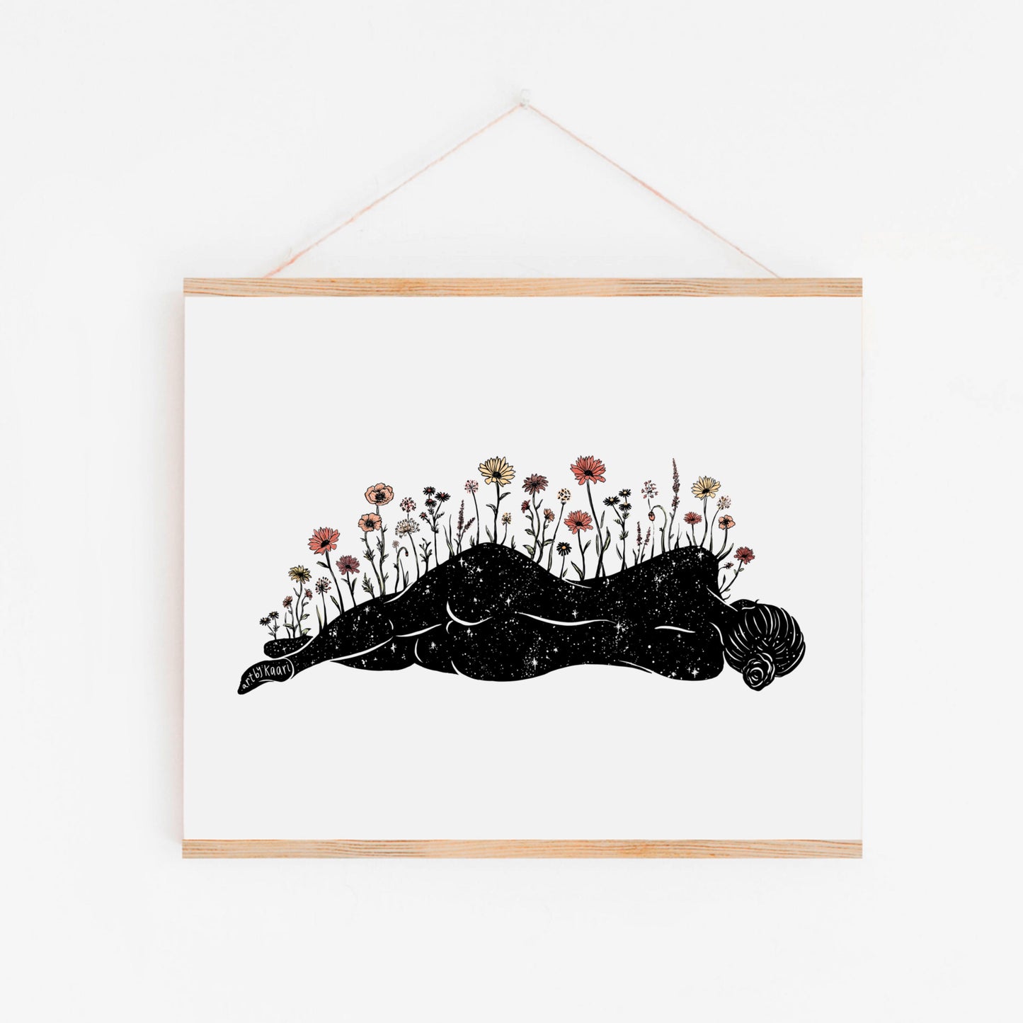 She Grows Art Print