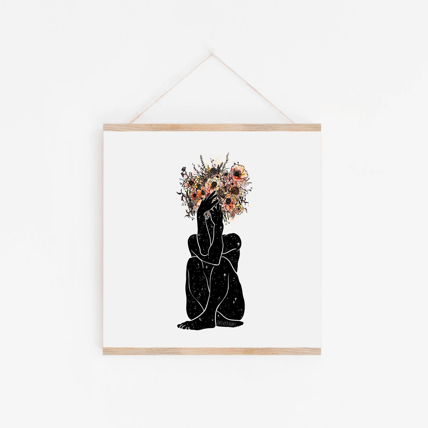 Bouquet Pose Art Print