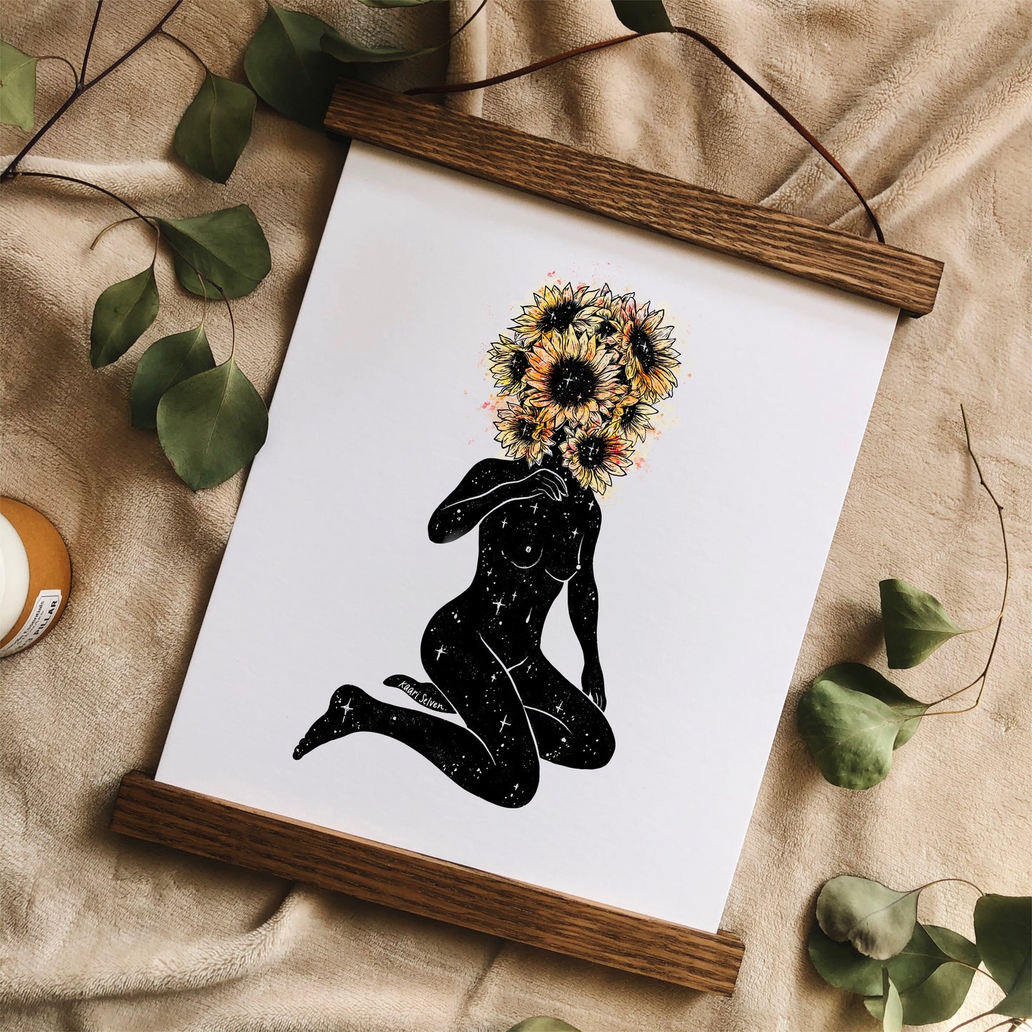 Sunflowered Art Print
