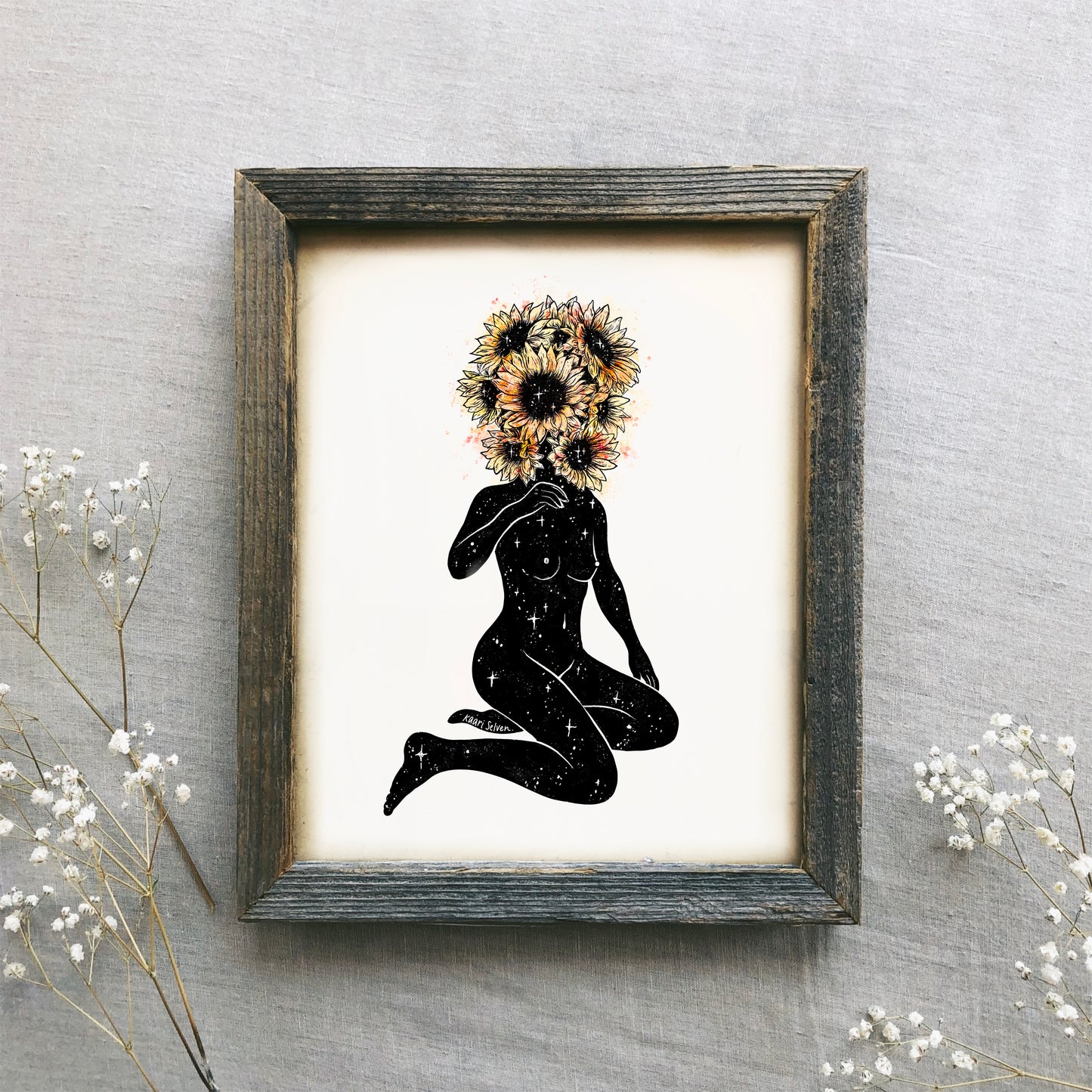 Sunflowered Art Print