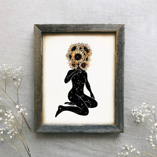 Sunflowered Art Print