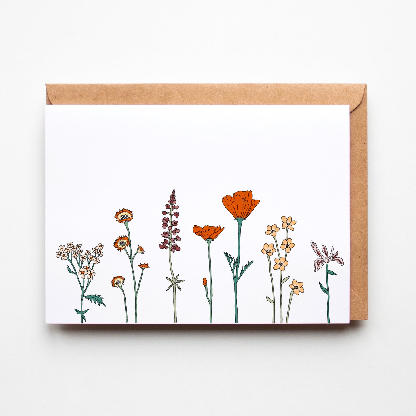 Wildflower Growth Greeting Card