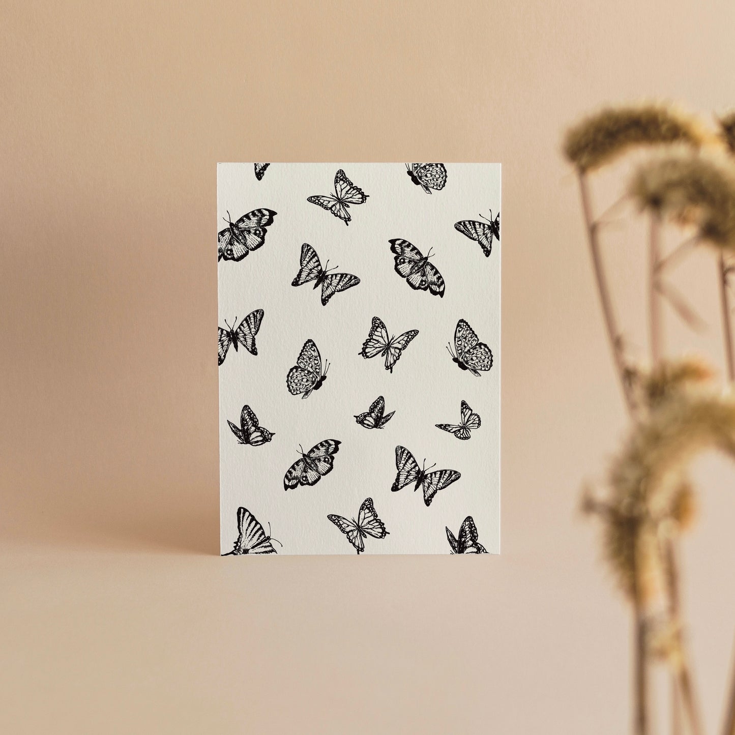 Tiny Butterflies Art Greeting Card