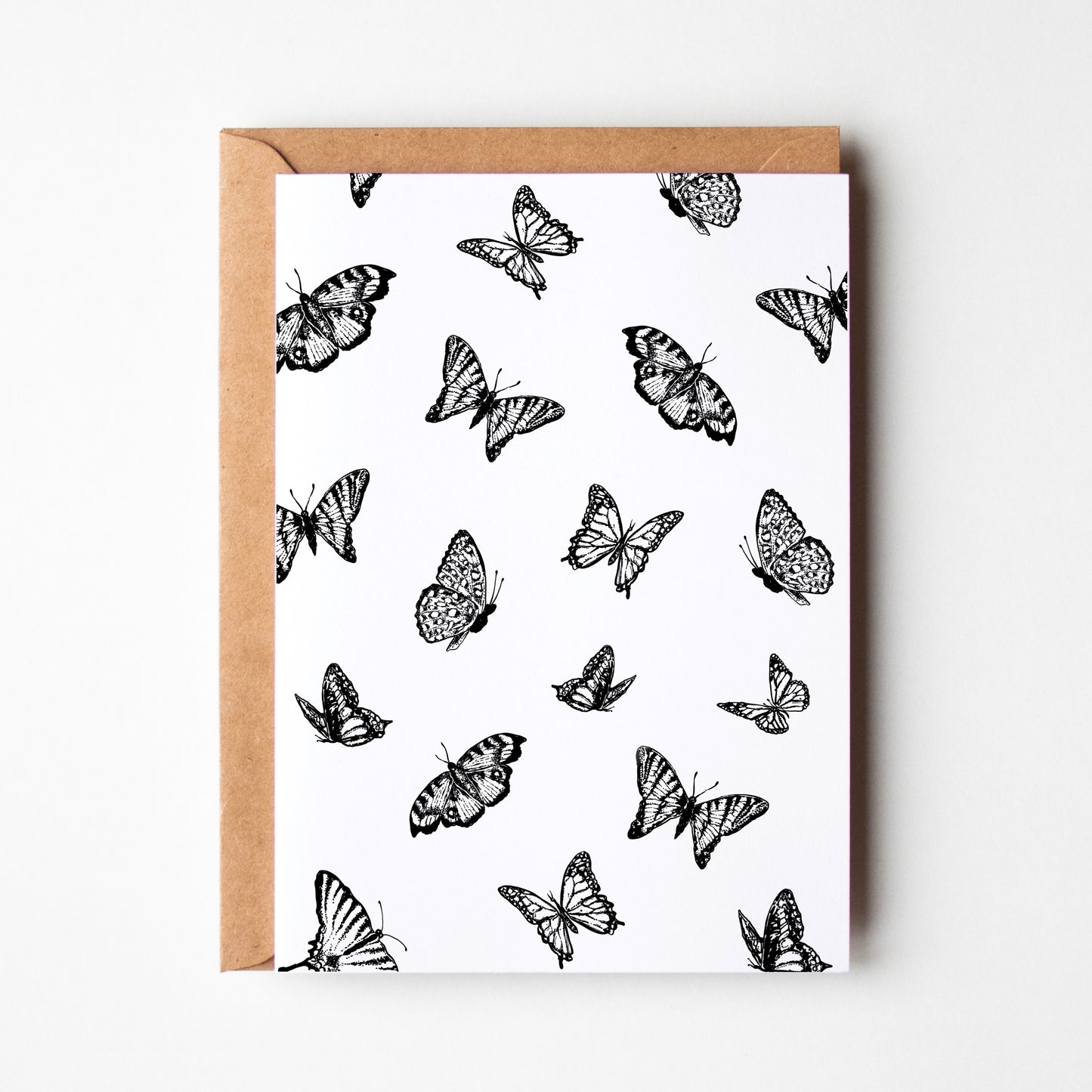 Tiny Butterflies Art Greeting Card