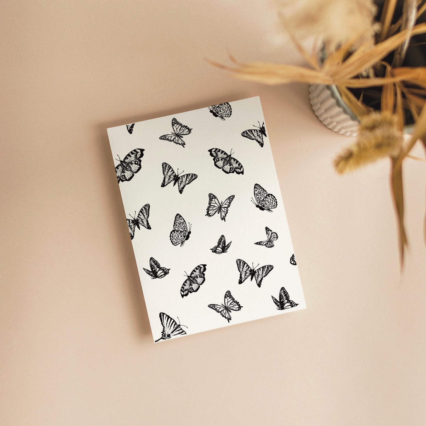 Tiny Butterflies Art Greeting Card