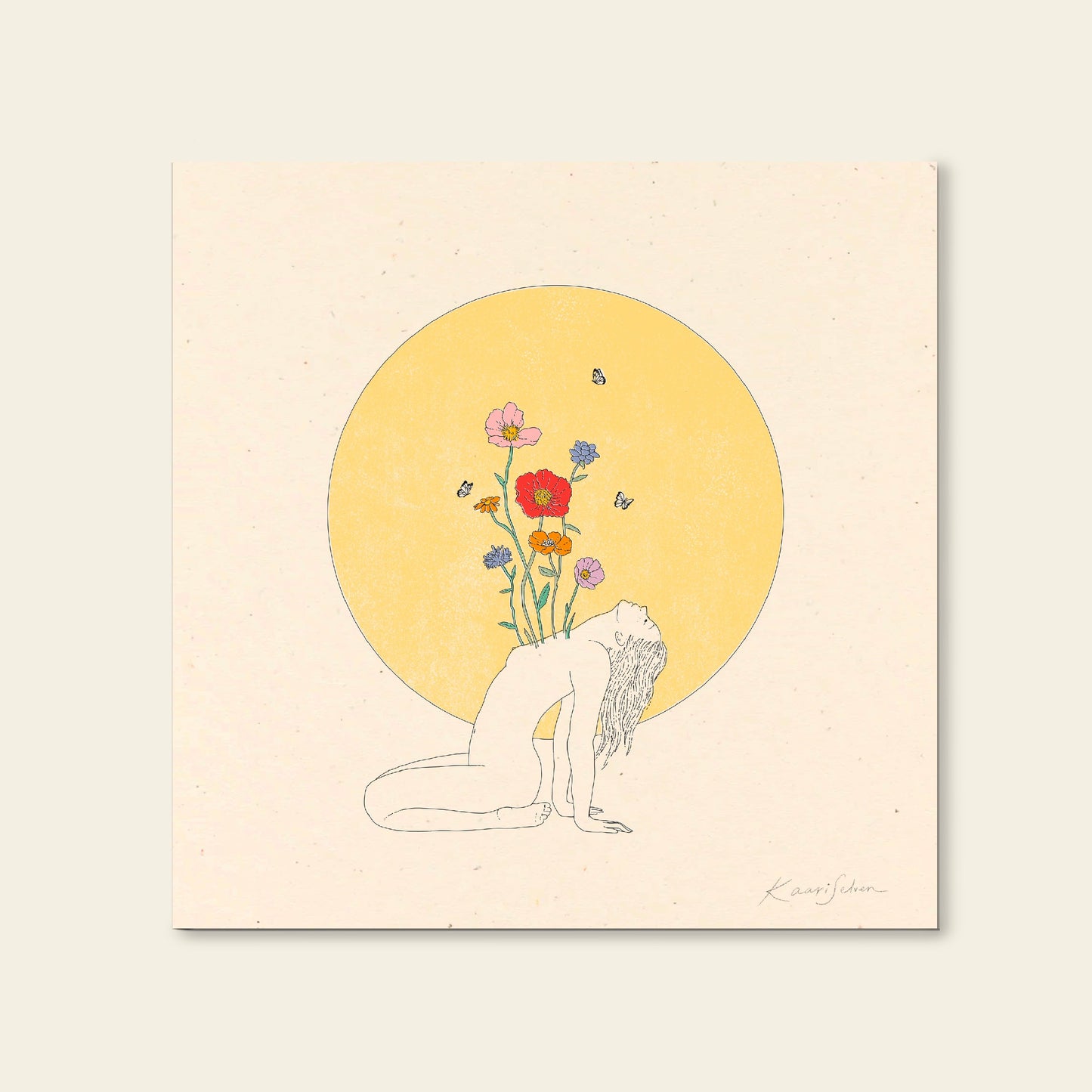 Her Sun Blossoms Art Print