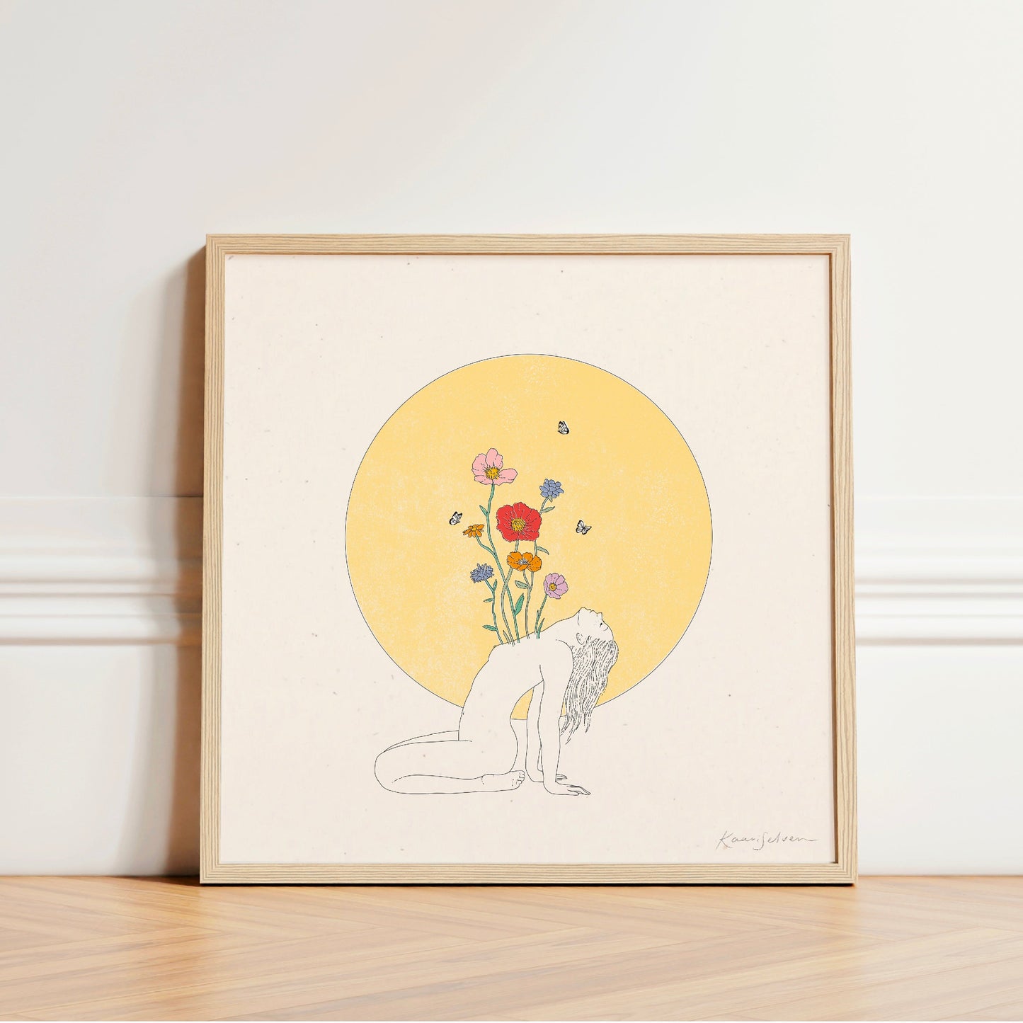 Her Sun Blossoms Art Print