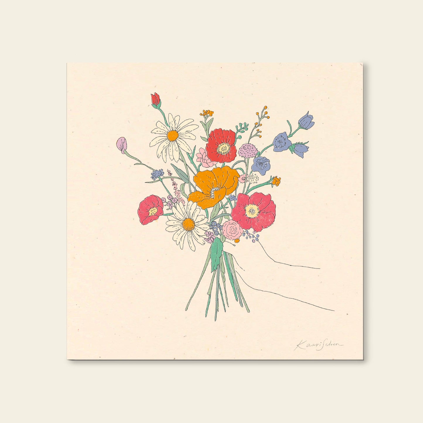 Floral Bouquet I Art Print