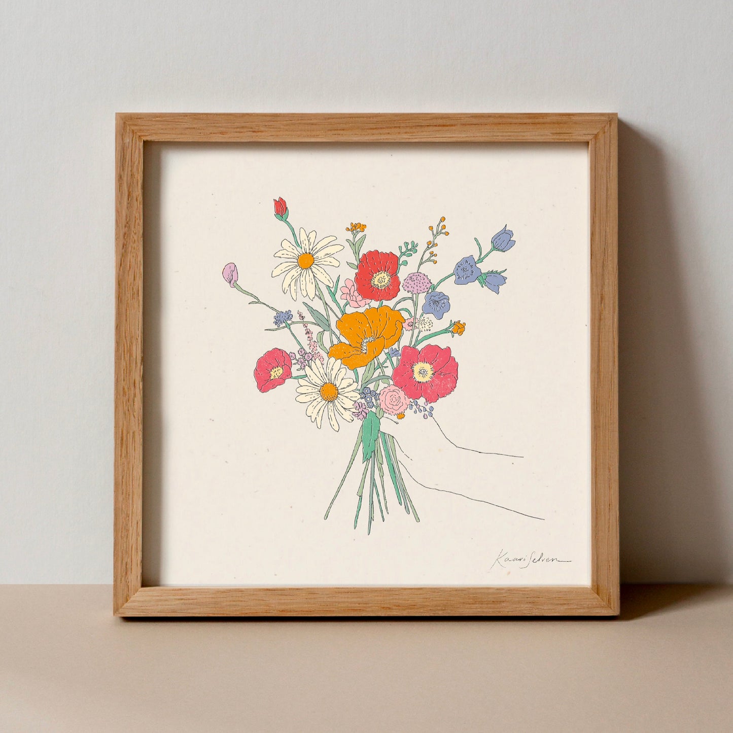 Floral Bouquet I Art Print