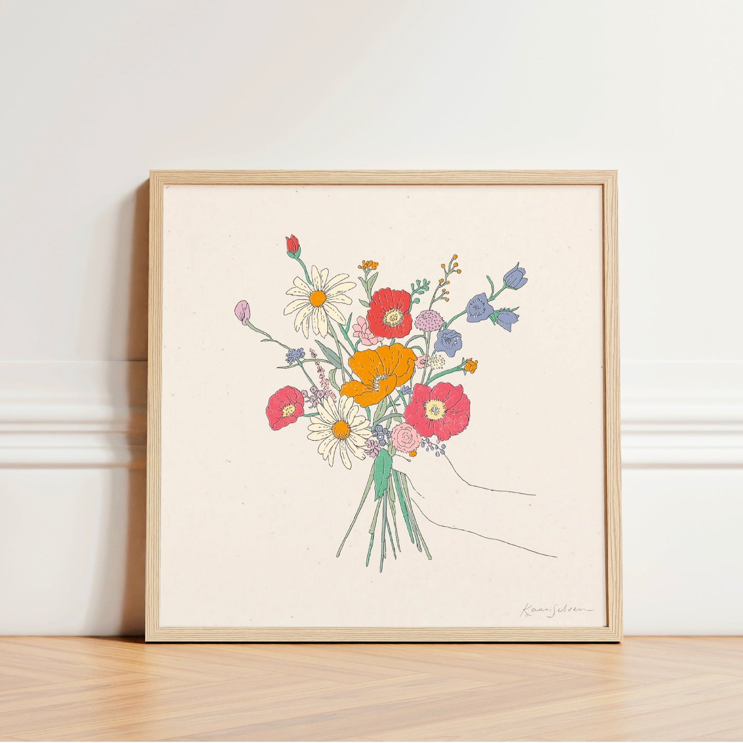 Floral Bouquet I Art Print