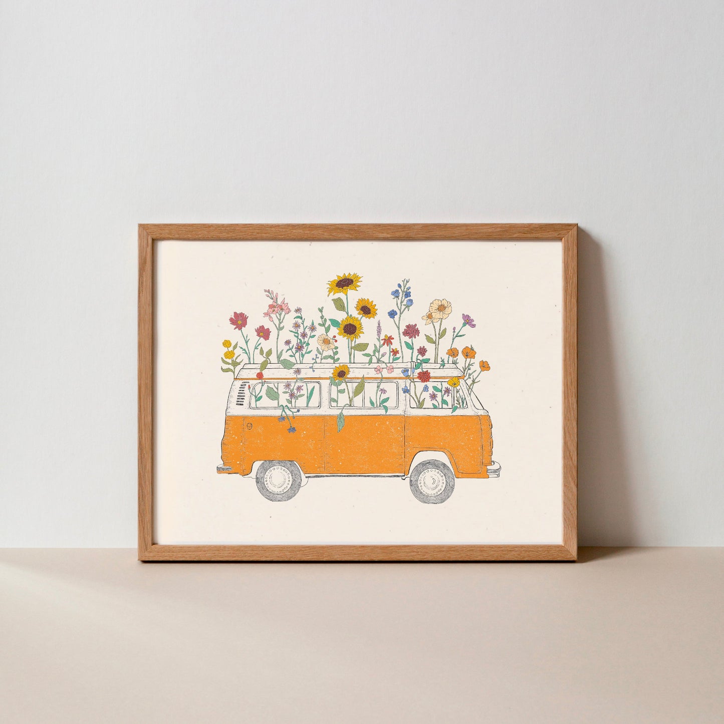 Flowering Van Art Print