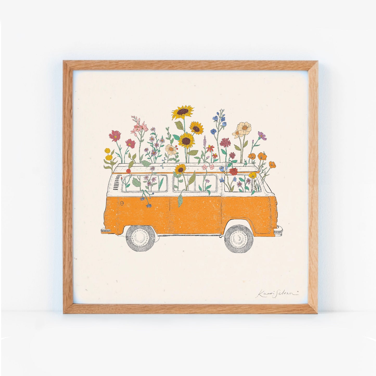 Flowering Van Art Print
