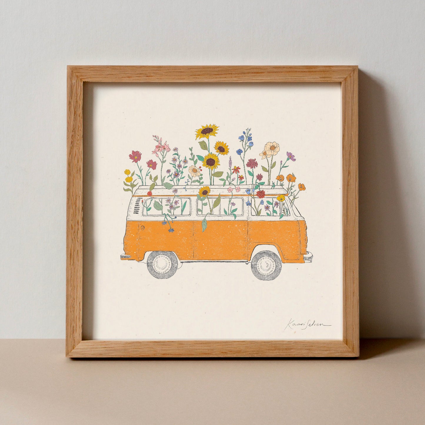 Flowering Van Art Print