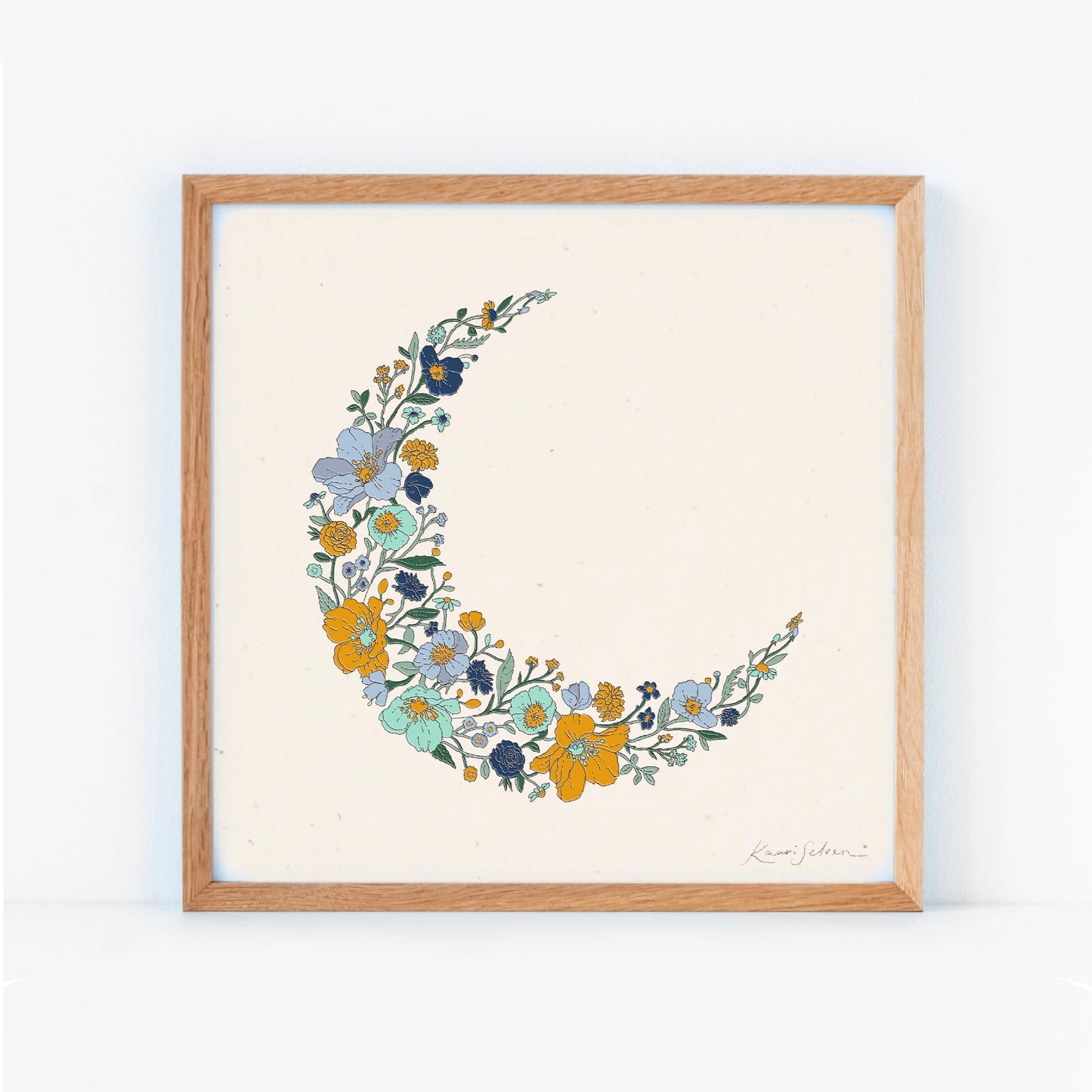 Moon Blossoms Art Print