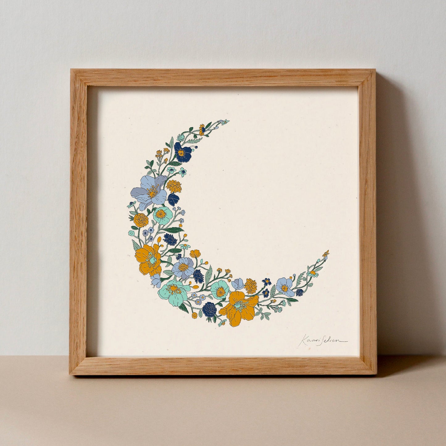 Moon Blossoms Art Print