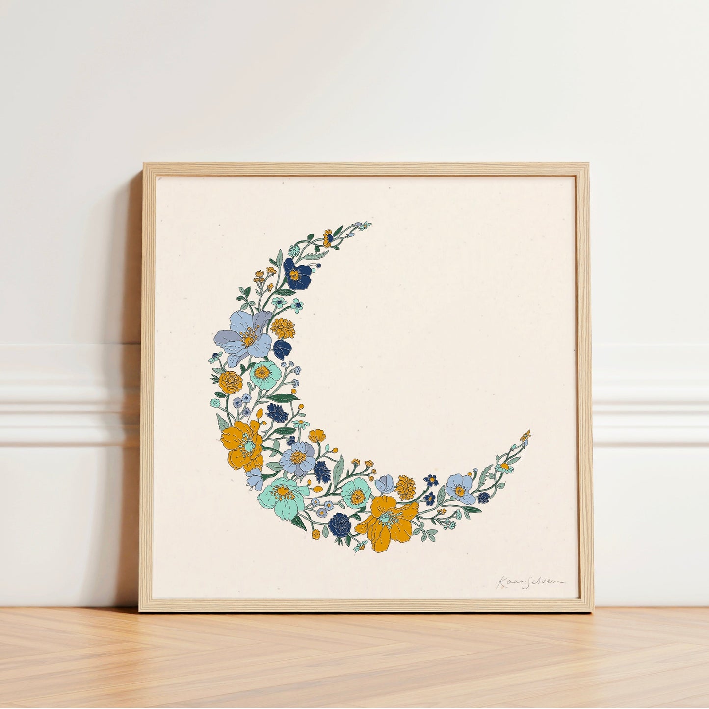 Moon Blossoms Art Print