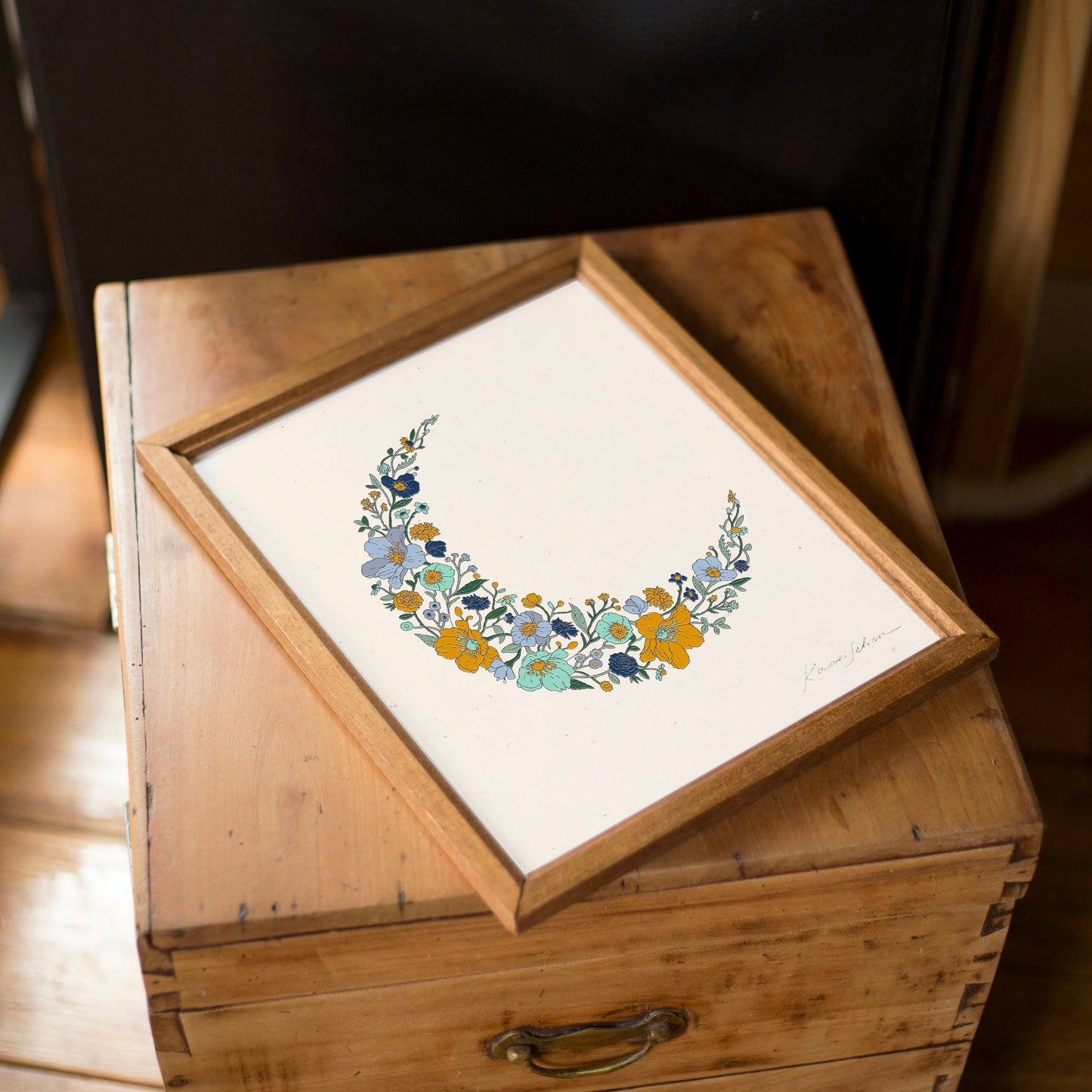 Moon Blossoms Art Print