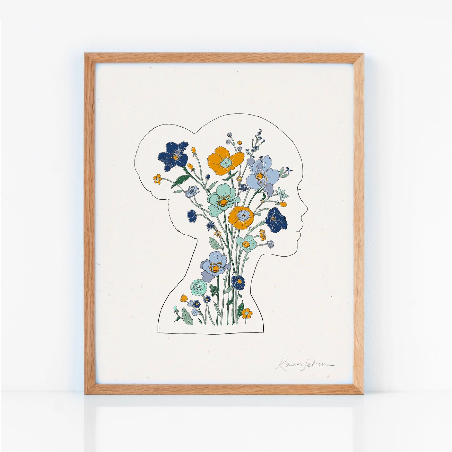 Mindful Bloom Art Print