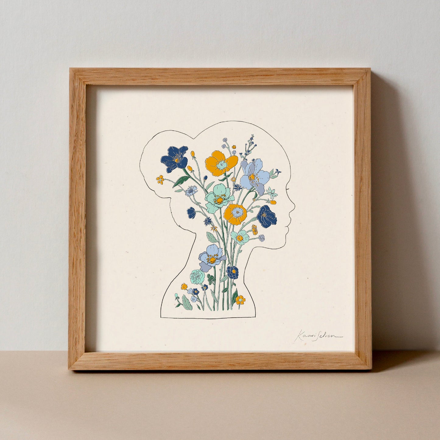 Mindful Bloom Art Print