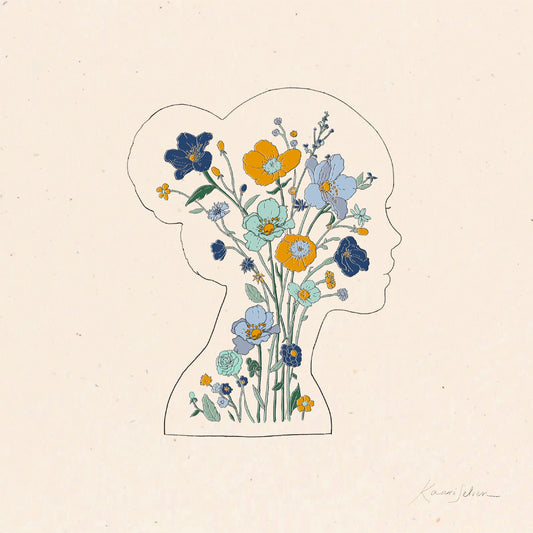 Mindful Bloom Art Print