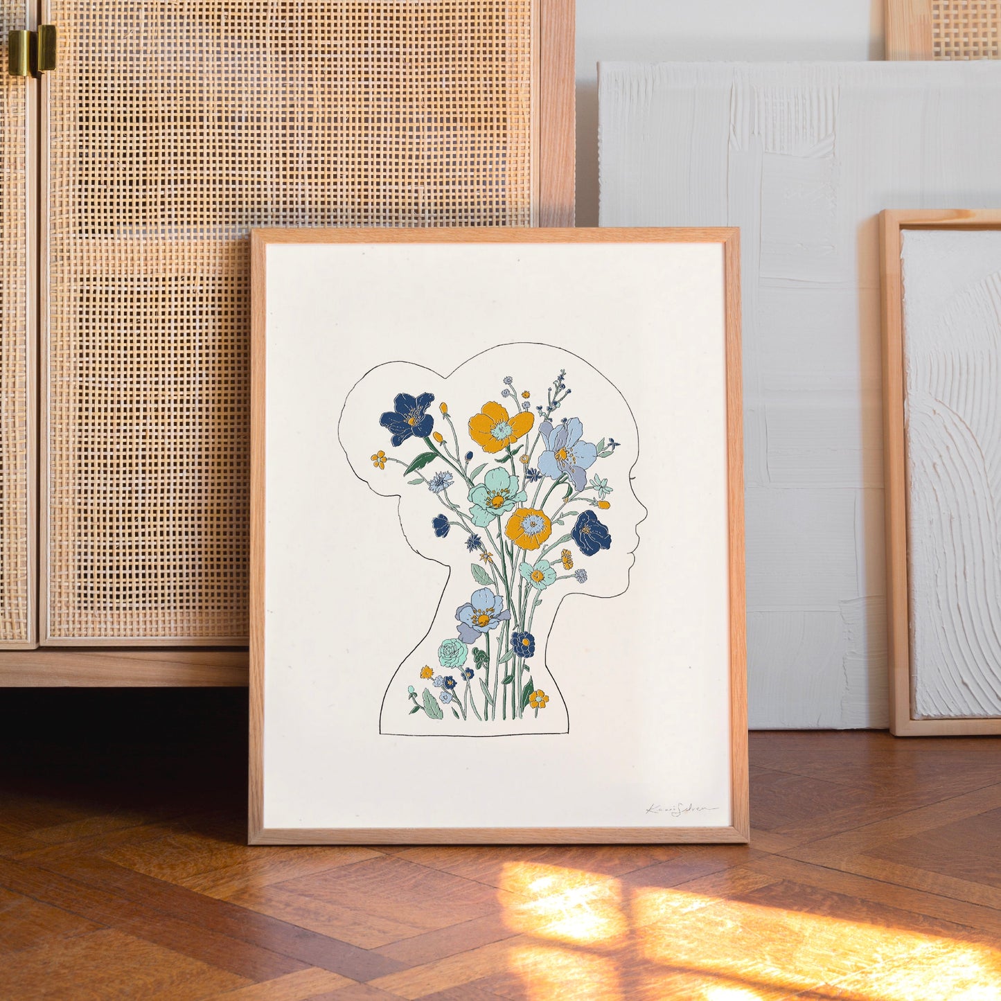 Mindful Bloom Art Print
