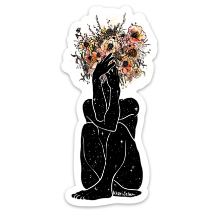 Bouquet Pose Vinyl Sticker