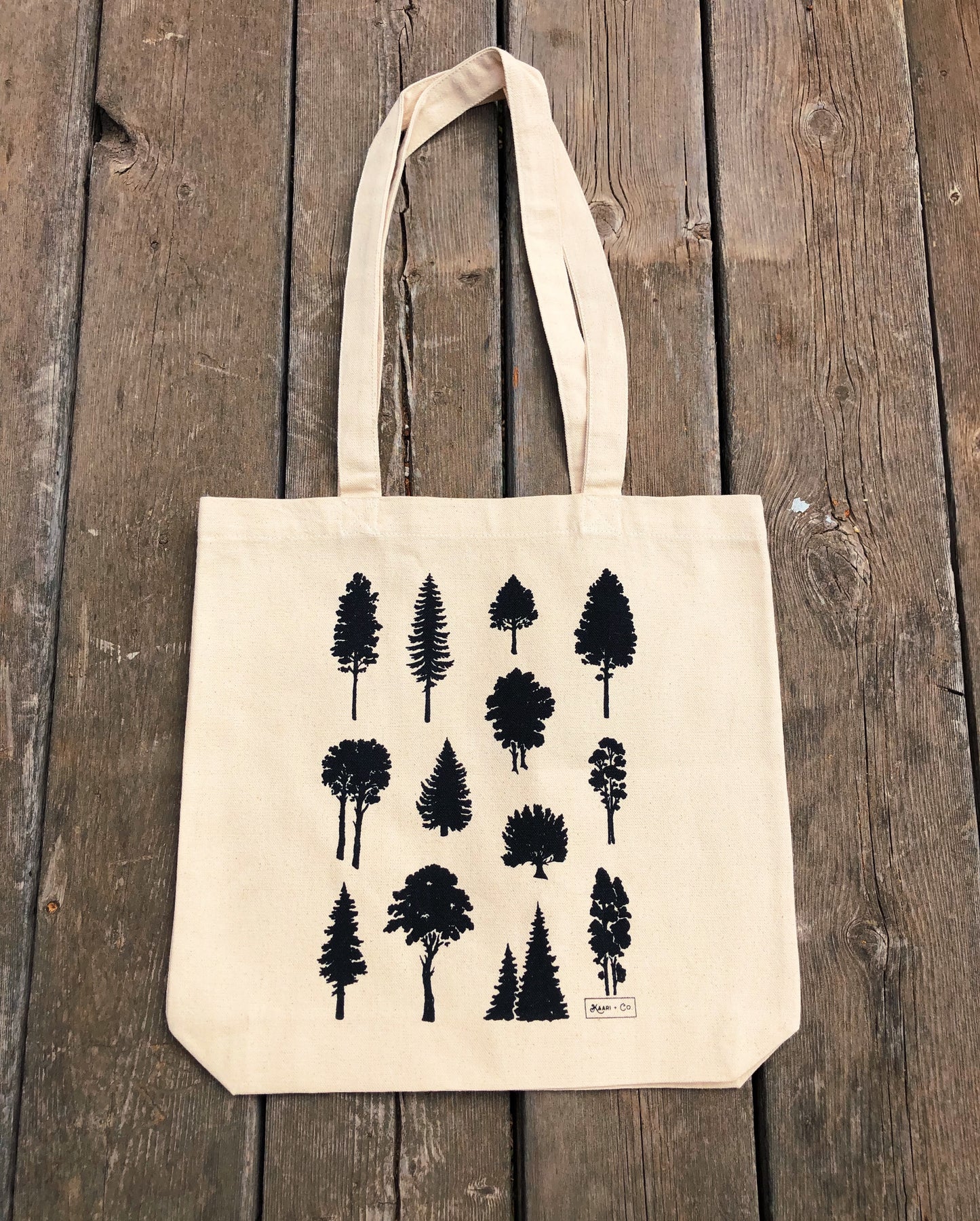 Tree Varieties Canvas Tote Bag