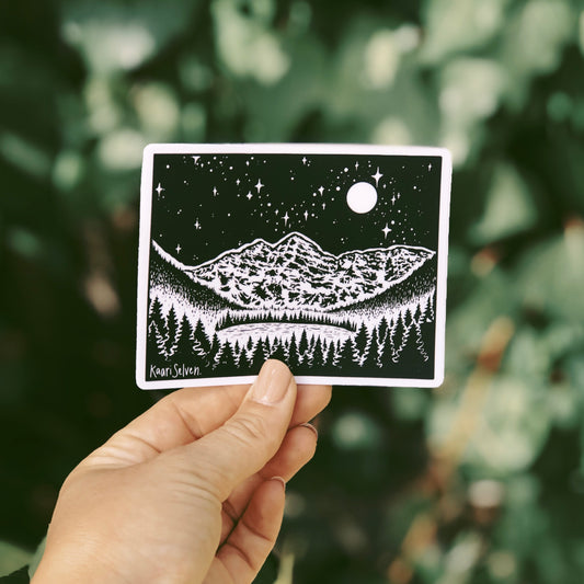 Colorado + Maroon Bells Vinyl Sticker