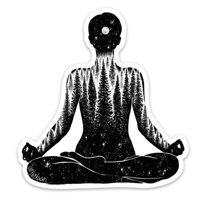 Grounded and Growing Vinyl Sticker