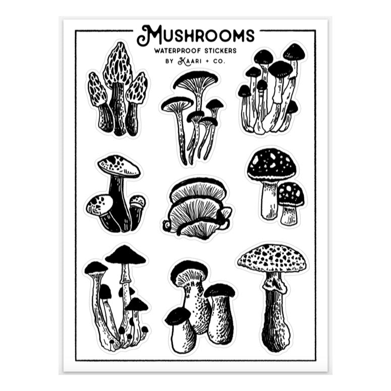 Mushroom Sticker Sheet