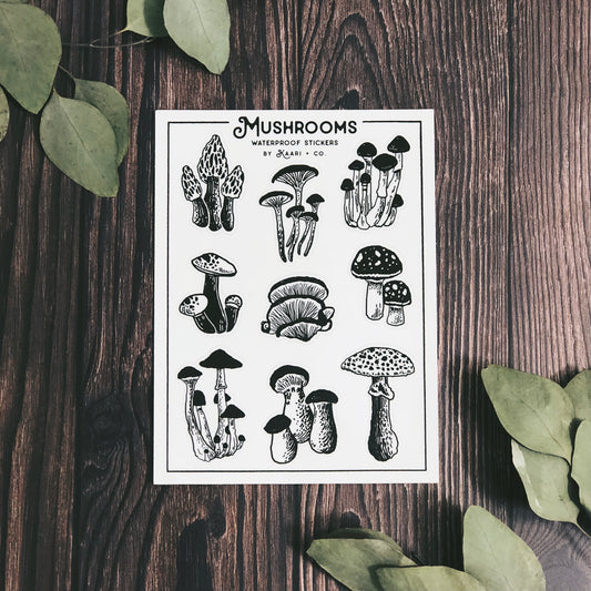 Mushroom Sticker Sheet