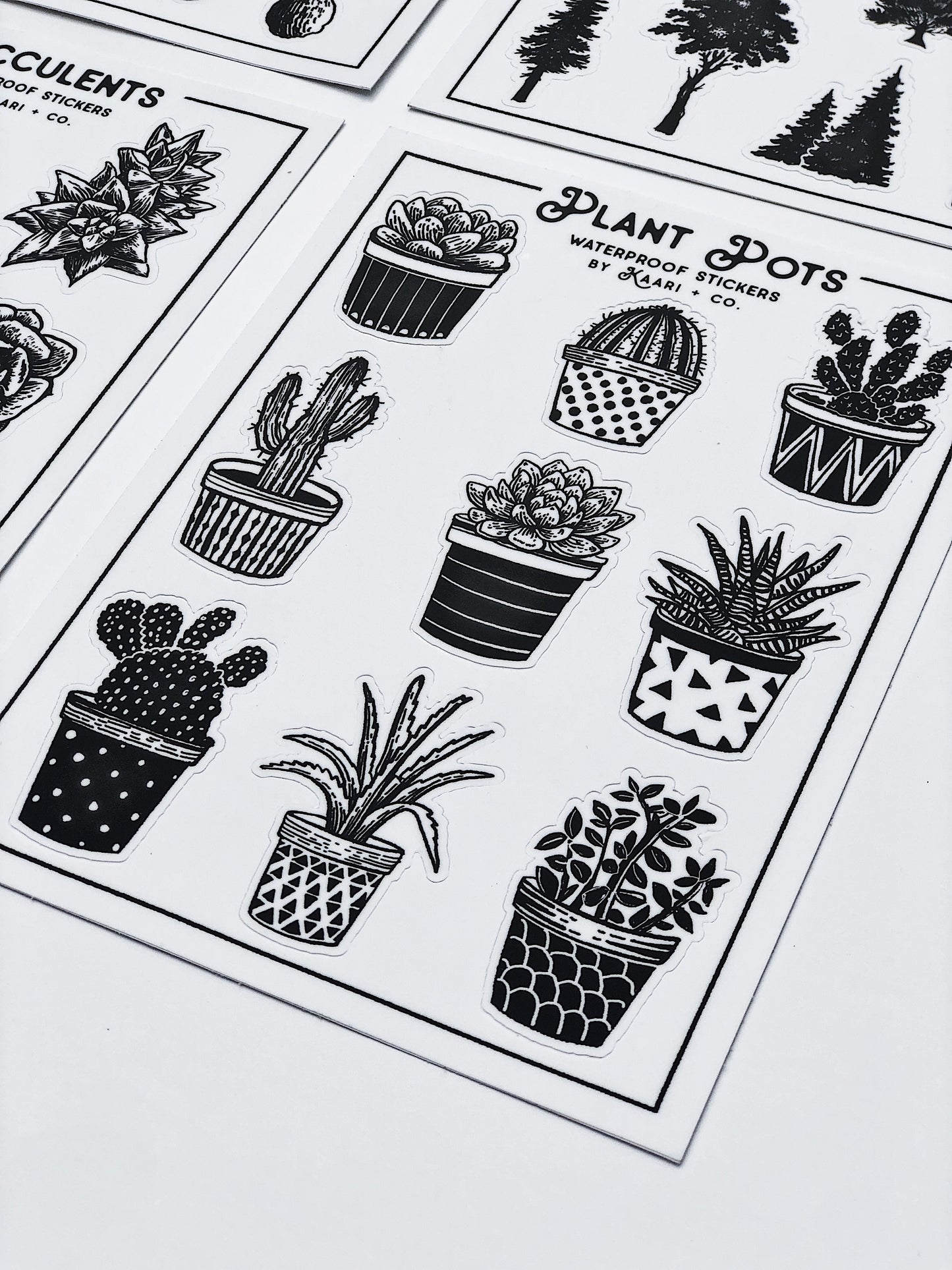 Plant Pots Sticker Sheet