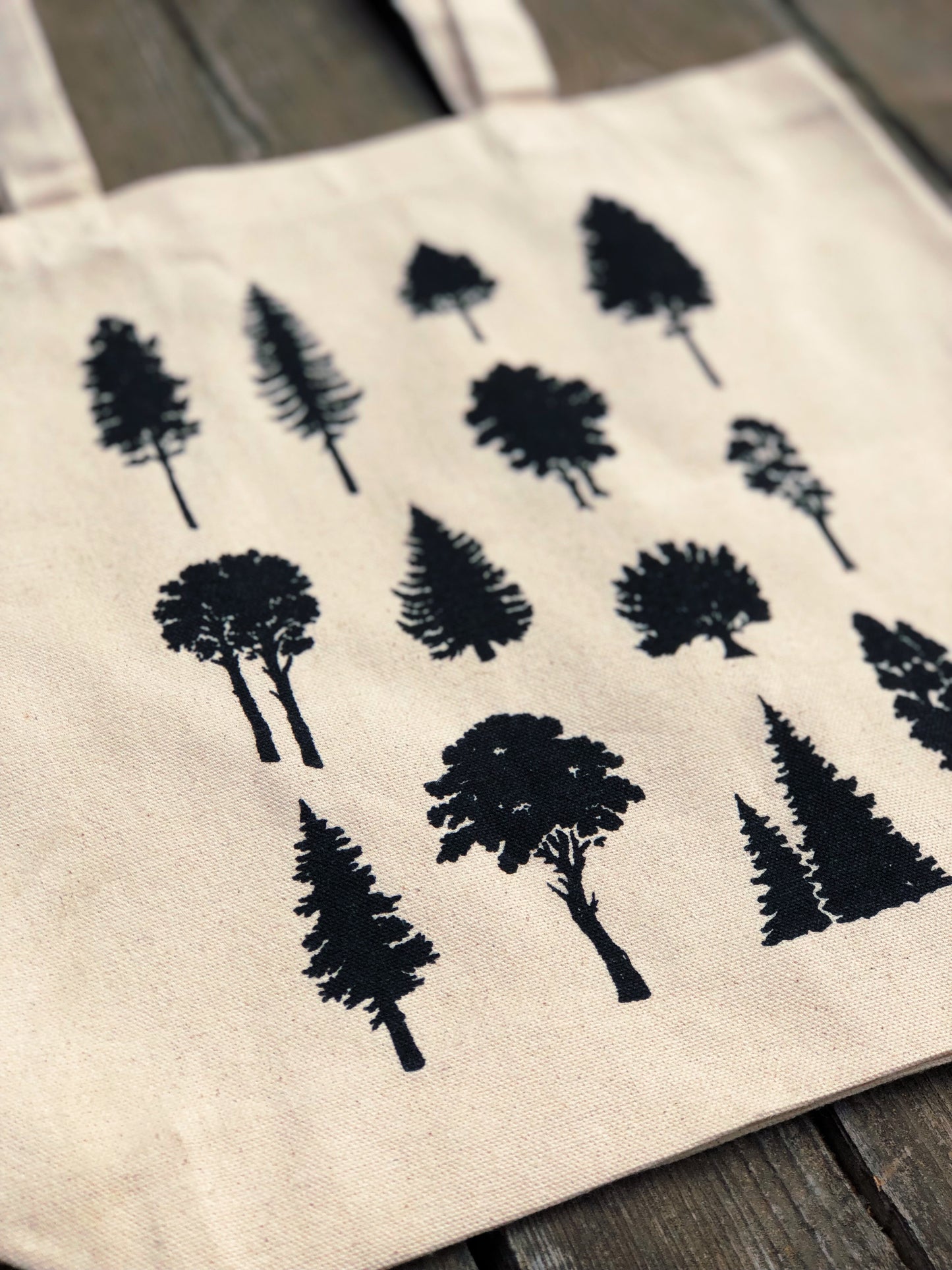 Tree Varieties Canvas Tote Bag