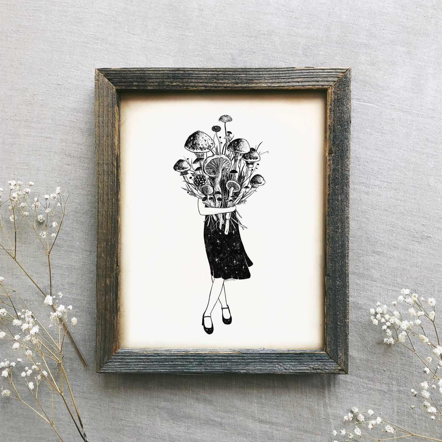 Mushroom Bouquet Art Print